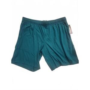 NWT athletic Works Teal Casual Shorts. Mens Size XL 40-42. 9 inch inseam